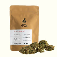 Nine Realms Ice Cheese cannabis T9HC flower 10g